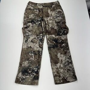 Cabela's Microtex Classic Camo Cargo Pants Men 32x29 Strata Hunting Outdoors